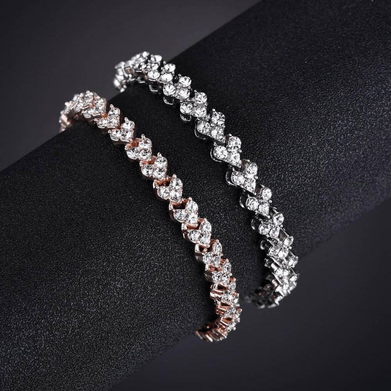 Men's Crystal Diamond Bracelet