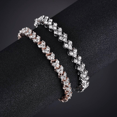 Men's Crystal Diamond Bracelet