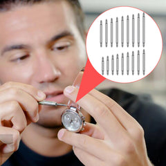 180Pcs Watch Strap Pins Spring Bar Steel Watch Band Pins Various Sizes