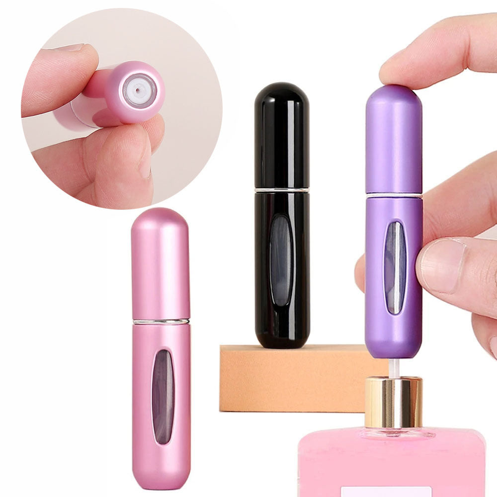 5ml Perfume Atomizer Portable Cosmetic Liquid Container Travel Aluminum Spray