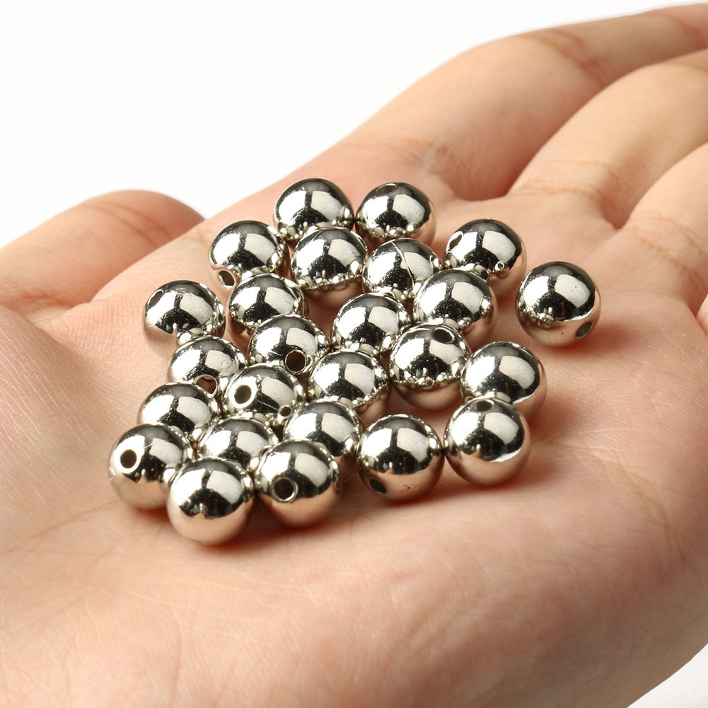 Golden Plated CCB Round Seed Spacer Beads for Jewelry Making DIY