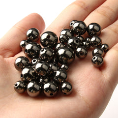 Golden Plated CCB Round Seed Spacer Beads for Jewelry Making DIY