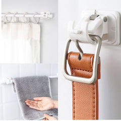 4pcs Curtain Rod Holders Self Adhesive Easy Install Secure Support
