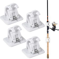4pcs Curtain Rod Holders Self Adhesive Easy Install Secure Support
