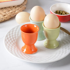 1pc Ceramic Egg Cup Easter Egg Display Stand Porcelain Egg Stand Holders