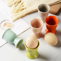 1pc Ceramic Egg Cup Easter Egg Display Stand Porcelain Egg Stand Holders