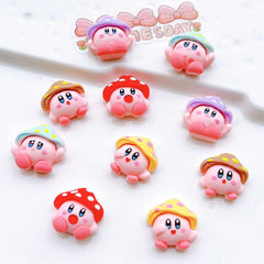 5pcs Mushroom Head Resin Shoe Buckle DIY Accessories