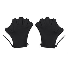 Adjustable Silicon Swimming Gloves for Beginners & Kids