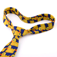 Yellow Duck Tie Groomsmen Gift Funny Men's Formal Dress Couple Gift
