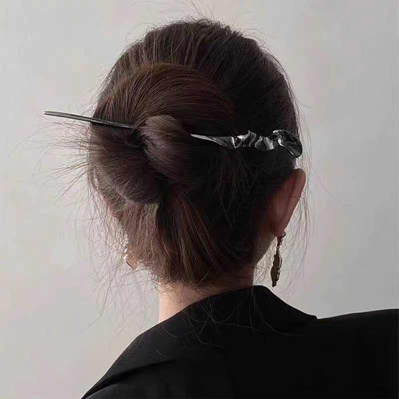 Vintage Chinese Style Silvery Hair Pin Headwear Hair Accessories
