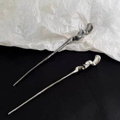 Vintage Chinese Style Silvery Hair Pin Headwear Hair Accessories