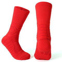 Pro Basketball Crew Socks: Sweat Absorbing Non-Slip Sports Socks