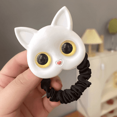 Cat Decor Scrunchies Hair Tie Hair Rope Elastic Hair Accessories