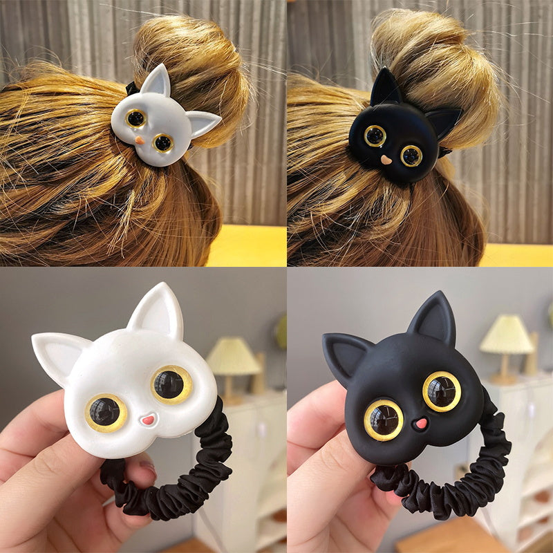 Cat Decor Scrunchies Hair Tie Hair Rope Elastic Hair Accessories