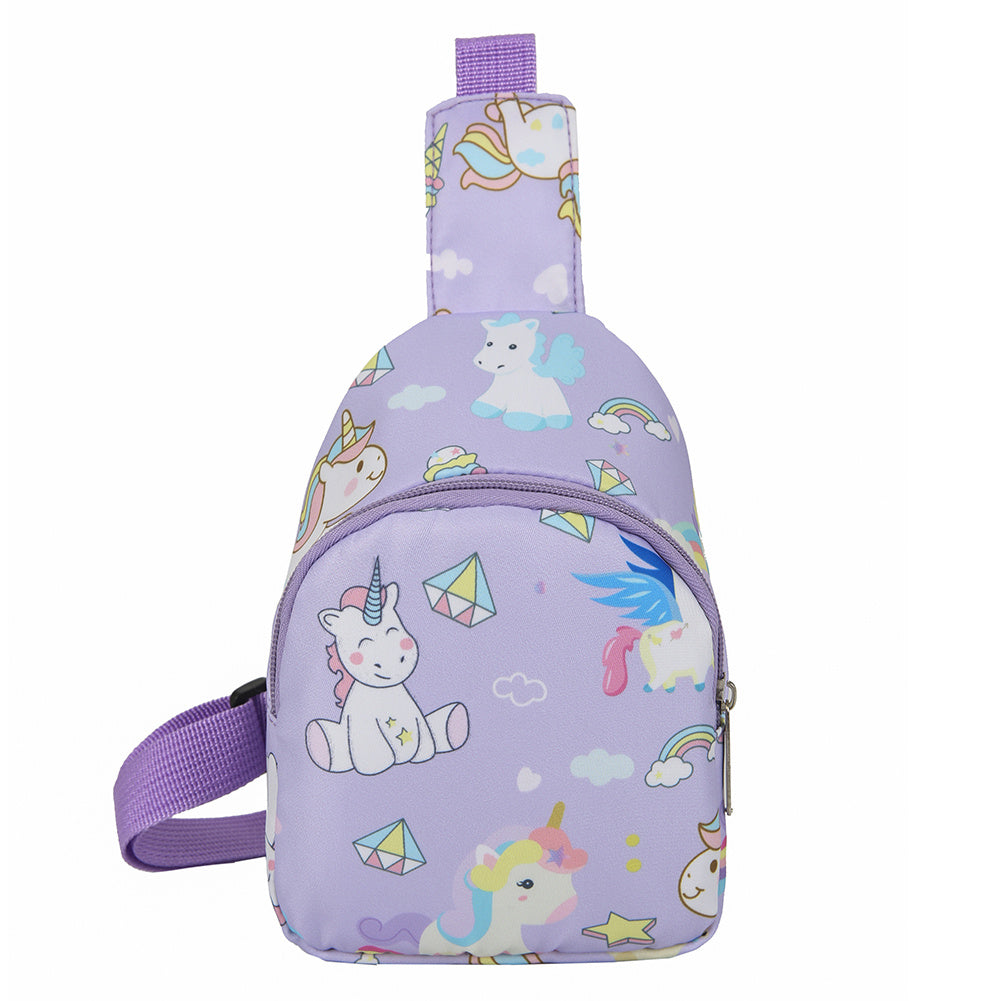 Kids Mini Crossbody Dinosaur Unicorn Nylon Chest Bag