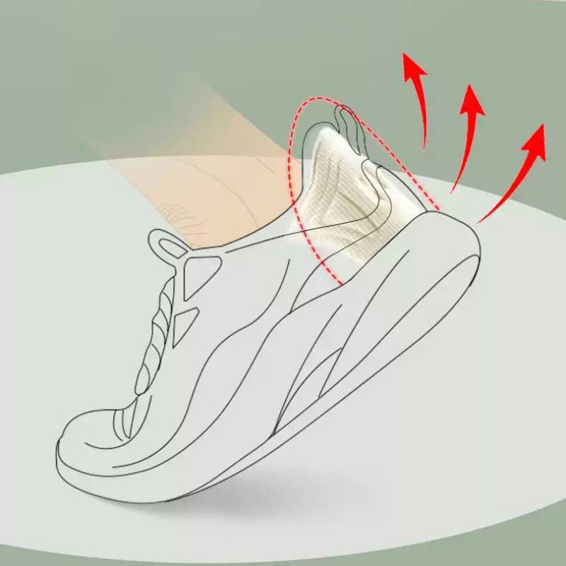 2pcs Heel Pads for Sport Shoes Antiwear Feet Pad Cushion Insert Insole