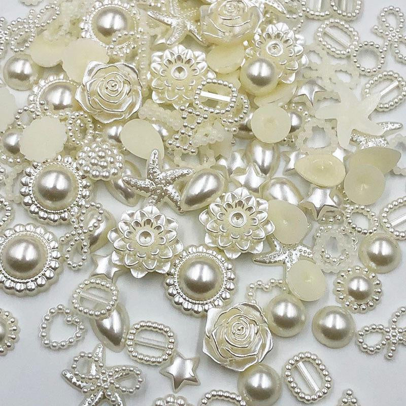 100pcs 6-20mm Beads Slime Charms Plastic Jewelry DIY Hair Accessories Y2K