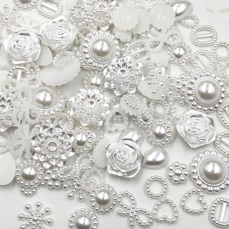100pcs 6-20mm Beads Slime Charms Plastic Jewelry DIY Hair Accessories Y2K