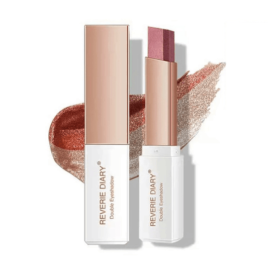 Waterproof Two Tone Eyeshadow Stick Natural Mix Glitter