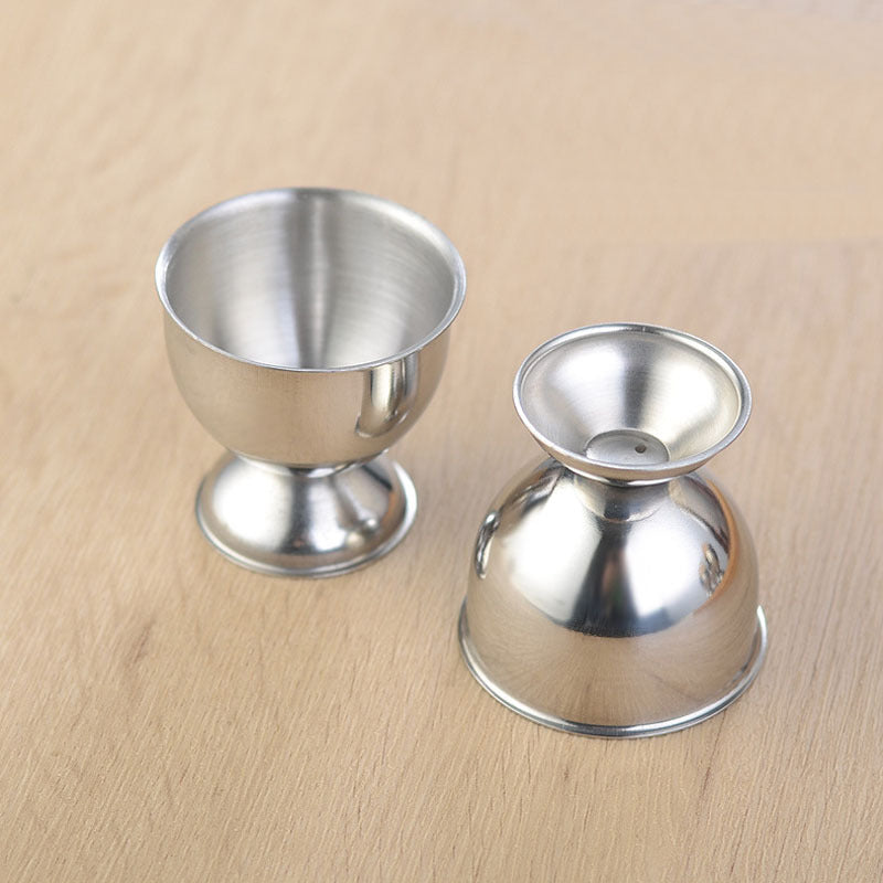 Stainless Steel Egg Cups Boiled Egg Stand Racks Holders