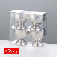 Stainless Steel Egg Cups Boiled Egg Stand Racks Holders