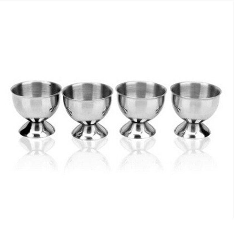 Stainless Steel Egg Cups Boiled Egg Stand Racks Holders