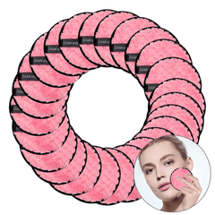 3PCS Reusable Makeup Remover Pads Soft Facial Cleaning Towels