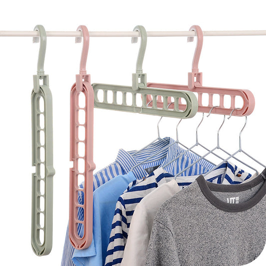 Space-Saving Clothes Hanger for Clothing Stores