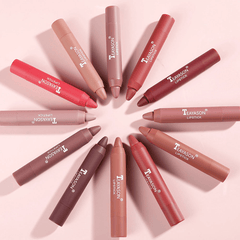 Matte Lipstick Long Lasting Velvet Smudge Proof Lip Liners Lip Primer