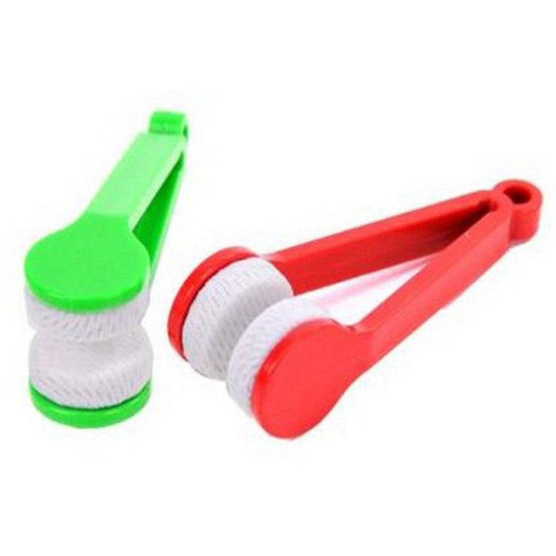 5pcs Eyeglass Cleaner Soft Brush Carrying Glasses Cleaning Brush Microfiber