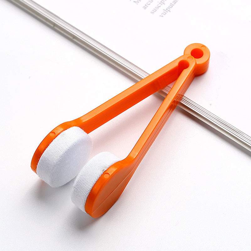 5pcs Eyeglass Cleaner Soft Brush Carrying Glasses Cleaning Brush Microfiber