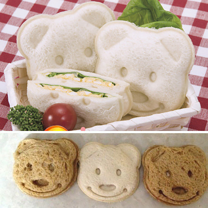 Bear Shaped Cutter Mold for Fun Meals