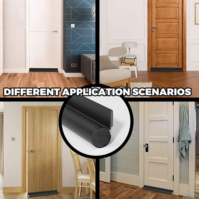 Door Draft Stopper Sound Proof Draft Guard Seal Adjustable Reduce Wind Light