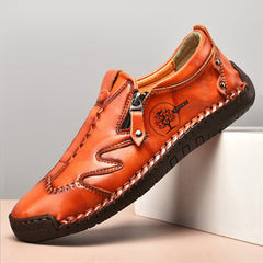 Men's Zipper Loafer Shoes Assorted Colors
