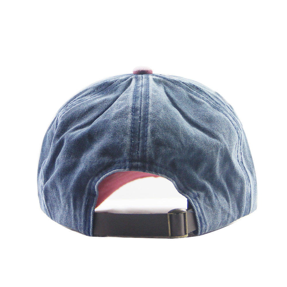 Motorcycle Graffiti Washed Baseball Cap Men Print Cotton Snapback Caps