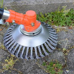 Rotary Steel Wire Weed Brush Blade - Perfect for Summer Garden Prep