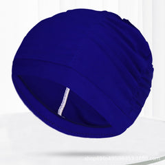 Flowers Printed High Elastic Swimming Cap for Men & Women