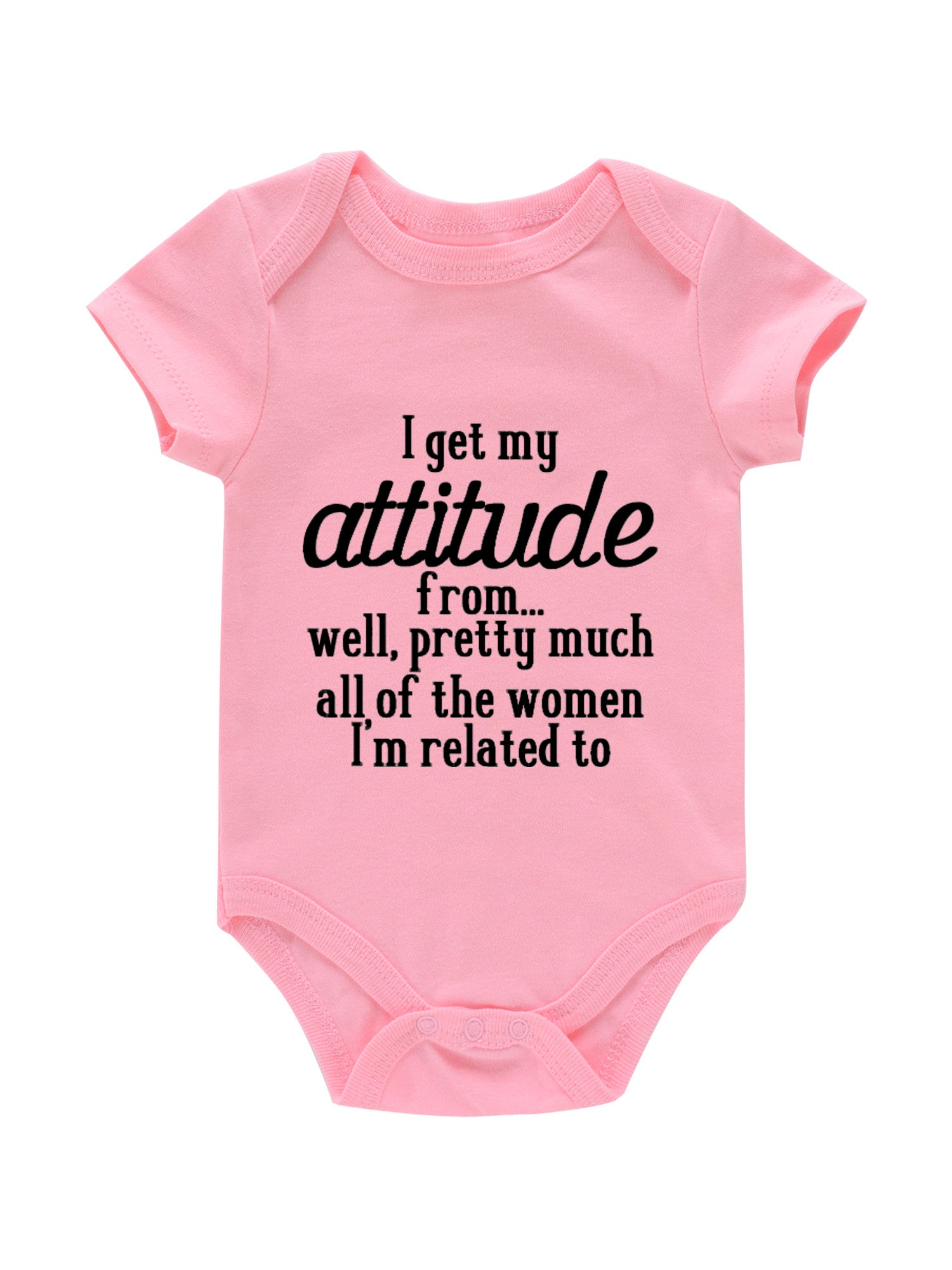 Newborn Infant Romper I GET MY ATTITUDE Bodysuit
