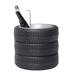 Unique Tire Model Pen Holder for Desk