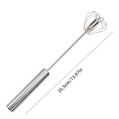 Stainless Steel Semi Automatic Rotary Whisk