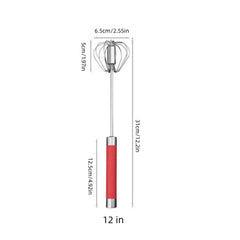 Stainless Steel Semi Automatic Rotary Whisk
