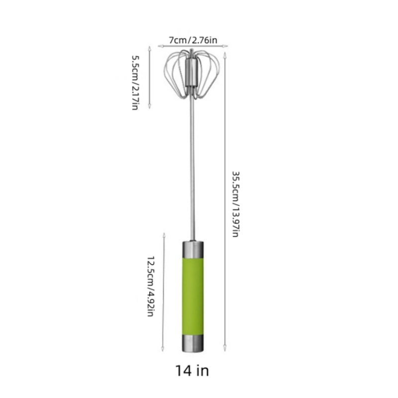 Stainless Steel Semi Automatic Rotary Whisk