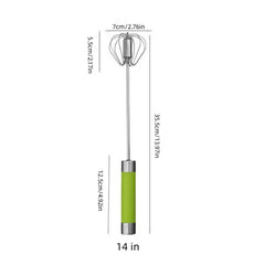 Stainless Steel Semi Automatic Rotary Whisk