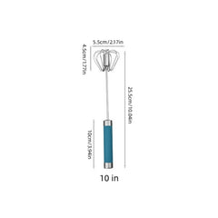 Stainless Steel Semi Automatic Rotary Whisk