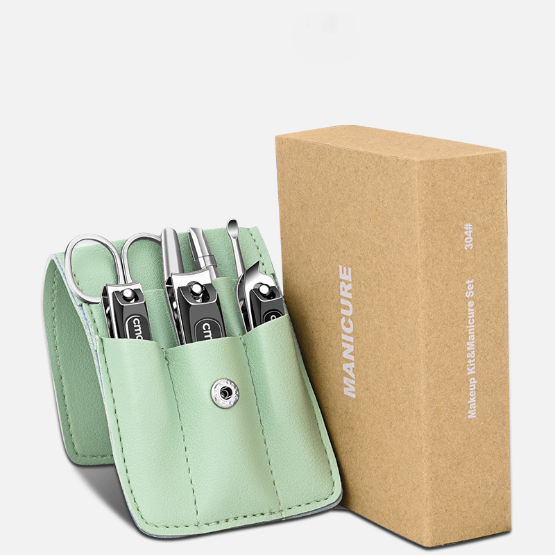7pcs Nail Clipper Set Storage Bag Lightweight Portable Accessories