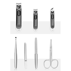 7pcs Nail Clipper Set Storage Bag Lightweight Portable Accessories