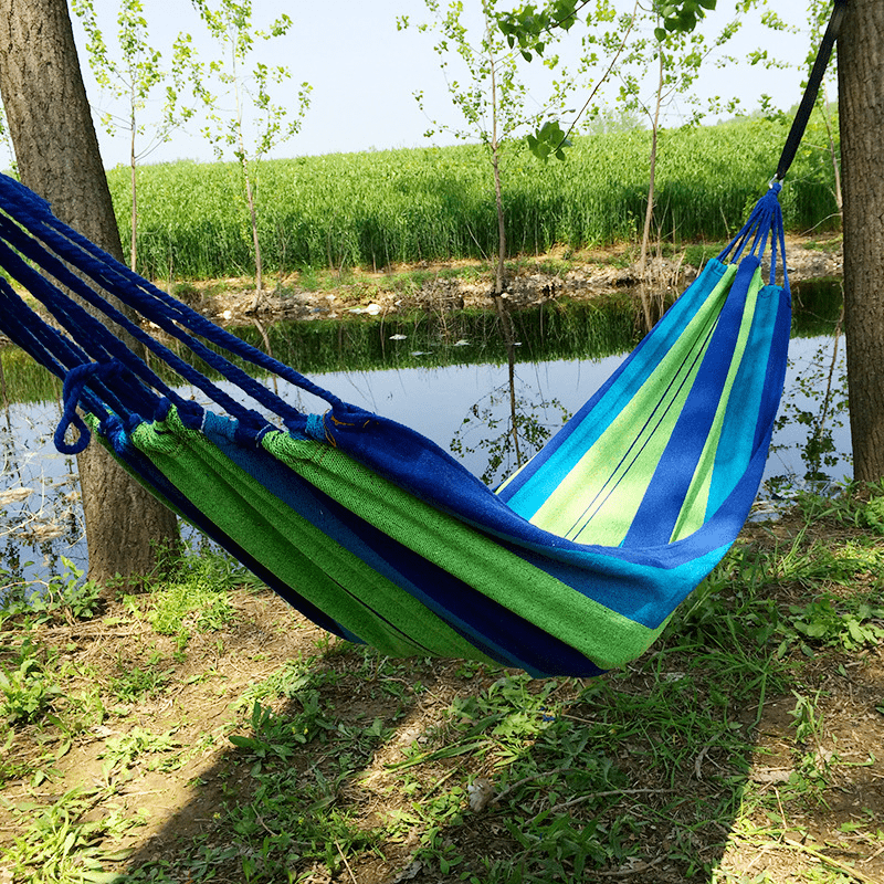 1pc Outdoor Swing Double Indoor Rocking Bed Hanging Tree Net Bed