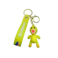 Rainbow Friends Keychain Anime Character Figure Key Holder for Women Girls