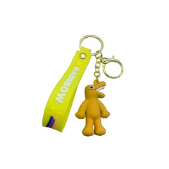 Rainbow Friends Keychain Anime Character Figure Key Holder for Women Girls
