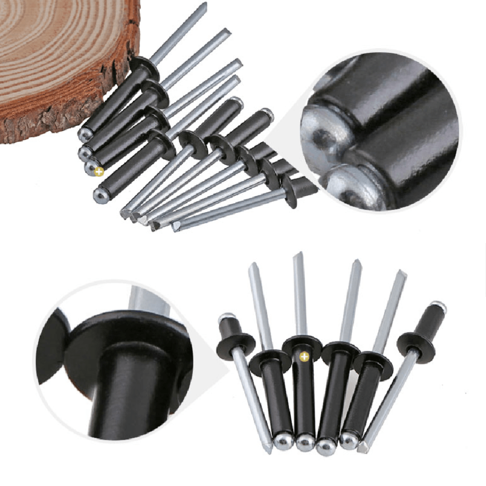 180 Pcs Pop Rivet Aluminium Break Mandrel Blind Rivets Nail